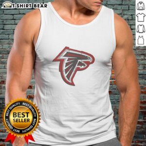 Original Atlanta Falcons Rivet Logo Tank Top featuring vibrant team colors and stylish design for fans.