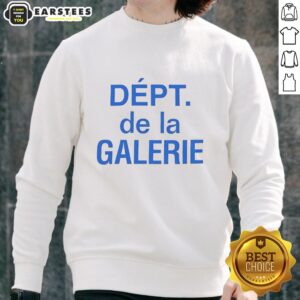 Good Dept De La Galerie sweatshirt featuring a stylish design, perfect for casual wear and fashion enthusiasts.
