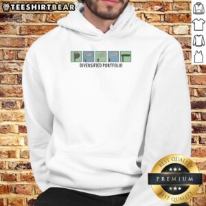 Awesome Diversified Portfolio Golf Clubs Hoodie featuring a stylish design for golf enthusiasts and investors alike.