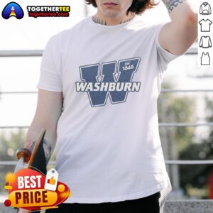 Premium Washburn Est 1865 Vintage T-Shirt featuring classic design and soft fabric, perfect for casual wear.