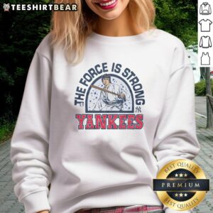 Awesome Star Wars x New York Yankees Light Side Sweatshirt featuring iconic graphics and a cozy design for fans.