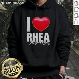 Original RHEA Ripley I Love Hoodie in stylish design, perfect for fans of RHEA Ripley and cozy fashion.