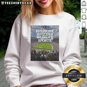Denver Summit FC sweatshirt promoting women's sports, showcasing team spirit and support for female athletes.