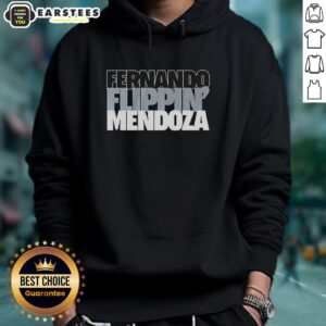 Official Fernando Flippin Mendoza Las Vegas Raiders NFL hoodie featuring team logo and stylish design.