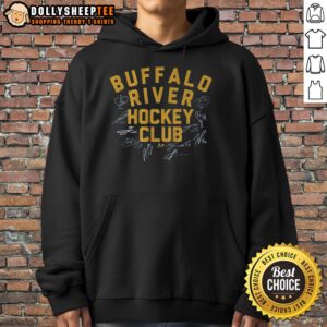 Top Buffalo River Hockey Club Hoodie featuring a stylish design and vibrant team colors, perfect for fans and players.