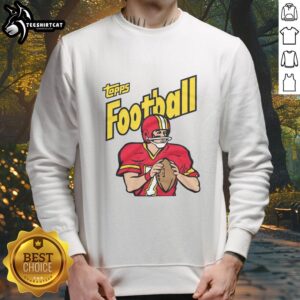 Stylish Good Topps Football Quarterback sweatshirt in vibrant colors, perfect for sports fans and casual wear.