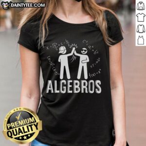 Funny math meme featuring Algebra-themed design on a ladies tee, perfect for math lovers and algebra enthusiasts.