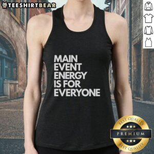 Pretty Brock Manning Main Event is 4 Everyone tank top featuring bold graphics and a stylish design for casual wear.