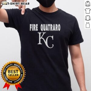Hot Fire Quatraro KC Royals T-Shirt featuring vibrant colors and bold design for passionate fans of the team.
