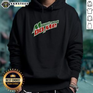 Alt Text: Good Mount And Do Me logo parody hoodie featuring a humorous design and vibrant colors, perfect for casual wear.