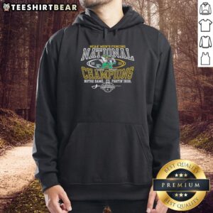 Notre Dame Fighting Irish NCAA Men's Fencing Championship 2026 hoodie showcasing team spirit and athletic pride.