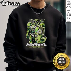 Mecha-style sweatshirt featuring Nice-Triad Frontier design from The Legend of Zelda: Ocarina of Time.