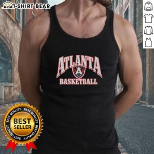 Top Atlanta Hawks basketball logo tank top featuring vibrant team colors and iconic design for fans and sports enthusiasts.
