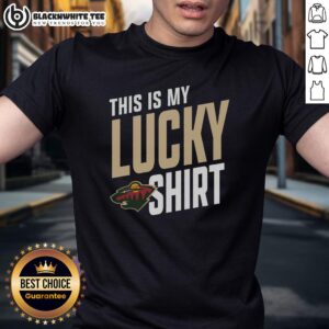 Nice Minnesota Wild This Is My Lucky T-Shirt featuring a bold design for fans celebrating their team spirit.