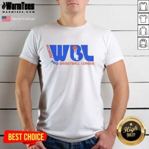 Official Women's Pro Basketball League T-Shirt featuring logo design and vibrant colors, perfect for fans and players.