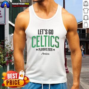 Awesome Boston Celtics Playoffs 2026 Amica tank top showcasing team spirit and style for fans.