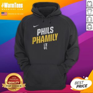 Official Philadelphia Phillies Phamily Hoodie in red, featuring team logo, perfect for fans and cozy game day wear.