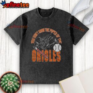 Awesome Star Wars X Baltimore Orioles Dark Side Washed T-Shirt featuring a unique design for fans of both franchises.