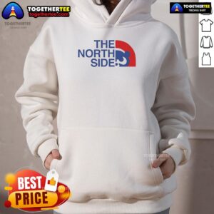 Alt Text: Awesome The North Side Parody Logo Hoodie featuring a creative design with bold colors and a stylish fit.