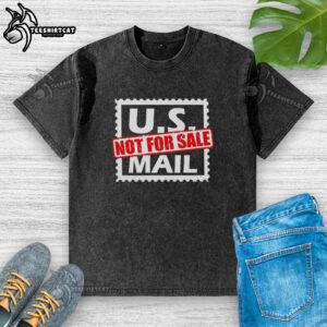 Alt Text: Nice US Mail Not For Sale washed t-shirt featuring a vintage design, ideal for casual wear and collectors.