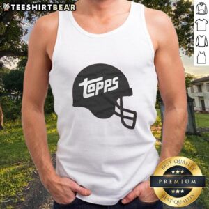Alt Text: Stylish Nice Topps football helmet tank top featuring a vibrant design, perfect for sports fans and casual wear.