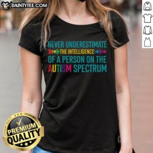 Stylish Nice Autism Awareness Autism Spectrum Ladies Tee featuring vibrant graphics promoting inclusivity and understanding.