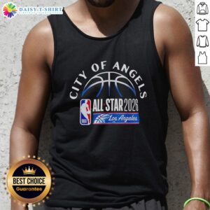 Awesome Los Angeles Clippers City of Angels All-Star 2026 tank top showcasing team pride and vibrant design.