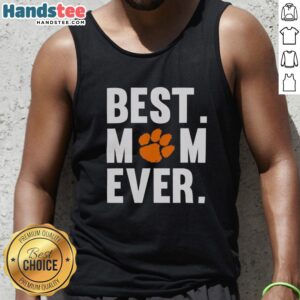 Alt Text: Stylish Clemson Tigers Mom shirt for Mother's Day, featuring a vibrant logo, perfect for passionate fans and celebrations.