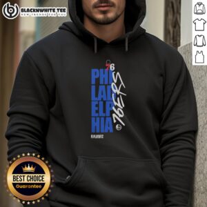 Top Philadelphia 76ers Playoff NBA 2026 hoodie featuring team colors and logo, perfect for fans supporting the playoffs.