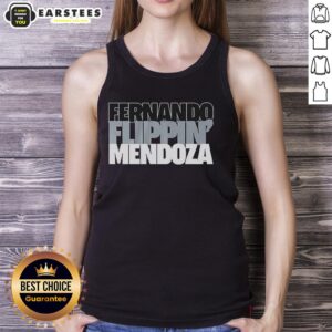 Official Fernando Flippin Mendoza Las Vegas Raiders NFL tank top featuring bold team logo and stylish design.