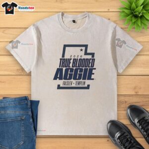 Original Usu Men's Basketball True Blooded Aggie Washed T-Shirt in vibrant colors, perfect for fans and casual wear.