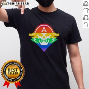 Nice Skull Milwaukee Admirals Pride T-Shirt featuring a bold skull design and team colors for ultimate fan spirit.