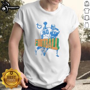 Good Topps Football Tackle T-Shirt featuring a bold graphic design, perfect for football fans and players.