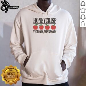 Premium Honeycrisp Apple hoodie from Victoria, Minnesota featuring a stylish design and vibrant colors.