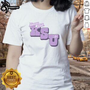Nice Ksu Est 1863 Lavender Tee for ladies, stylish and comfortable, perfect for casual wear and showcasing school pride.