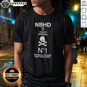 Alt Text: Good Nbhd R Tokyo Original N1 Technical Apparel Craft With Pride T-Shirt featuring unique design and quality fabric.