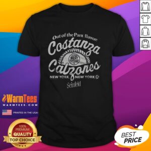 Awesome Seinfeld X New York Yankees Costanza's Calzones T-Shirt featuring iconic graphics and a stylish design.