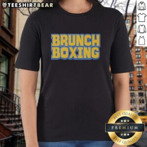 Top Brunch Boxing Ladies Tee featuring a stylish design perfect for brunch outings and boxing enthusiasts.