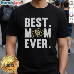 Pretty Colorado Buffaloes Mom Ever Logo T-Shirt for Mother's Day, perfect fan apparel for Colorado sports moms.