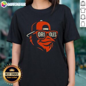 Top Baltimore Orioles name love style animal mascot ladies tee showcasing vibrant team spirit and comfort in fashion.