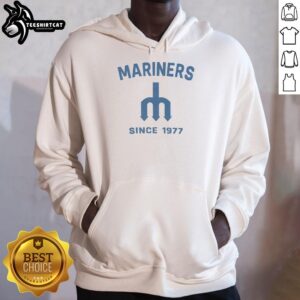 Premium Seattle Mariners Cooperstown Duster Hoodie in navy blue, perfect for fans and stylish cold-weather wear.