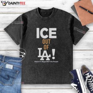 Top Los Angeles Dodgers Ice Out of LA washed t-shirt featuring bold team graphics and a vintage style.