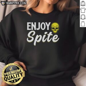 Cozy Top Enjoy Spite Sweatshirt featuring a stylish design, perfect for casual outings and comfortable wear.