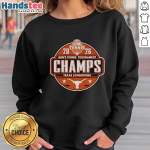 Hot Texas Longhorns 2026 SEC Women's Tennis Tournament Champions Logo T-Shirt - Image 5