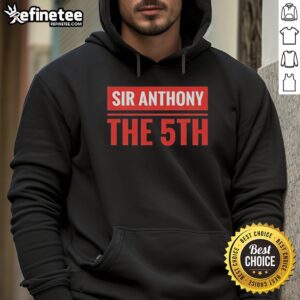 Premium Sir Anthony The 5th Stacked Block Hoodie in stylish design, perfect for casual outfits and streetwear.