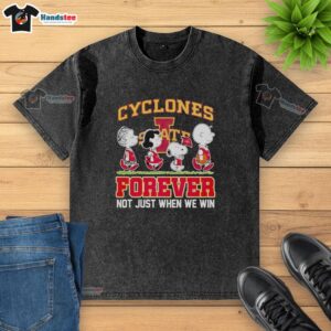 Pretty Peanuts characters on Iowa State Cyclones t-shirt, celebrating fandom with 'NBA Forever' design.