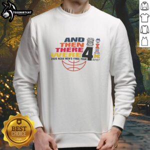 2026 NCAA Men's Final Four sweatshirt featuring official team logos and vibrant colors, perfect for fans and collectors.