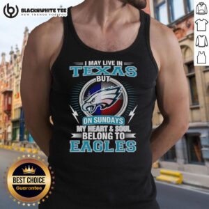 Good Philadelphia Eagles tank top for fans living in Texas, showcasing team pride every Sunday.