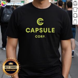 Top Capsule Corp Trunks Dragon Ball T-Shirt featuring vibrant graphics of Trunks from the popular anime series.
