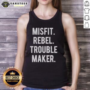 Nice Misfit Rebel Trouble Maker Tank Top in stylish design, perfect for casual wear and expressing your bold personality.